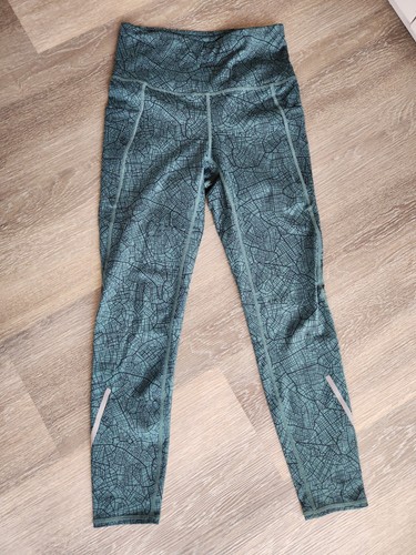 Sporthose tights grün schwarz - tights, grün-schwarz